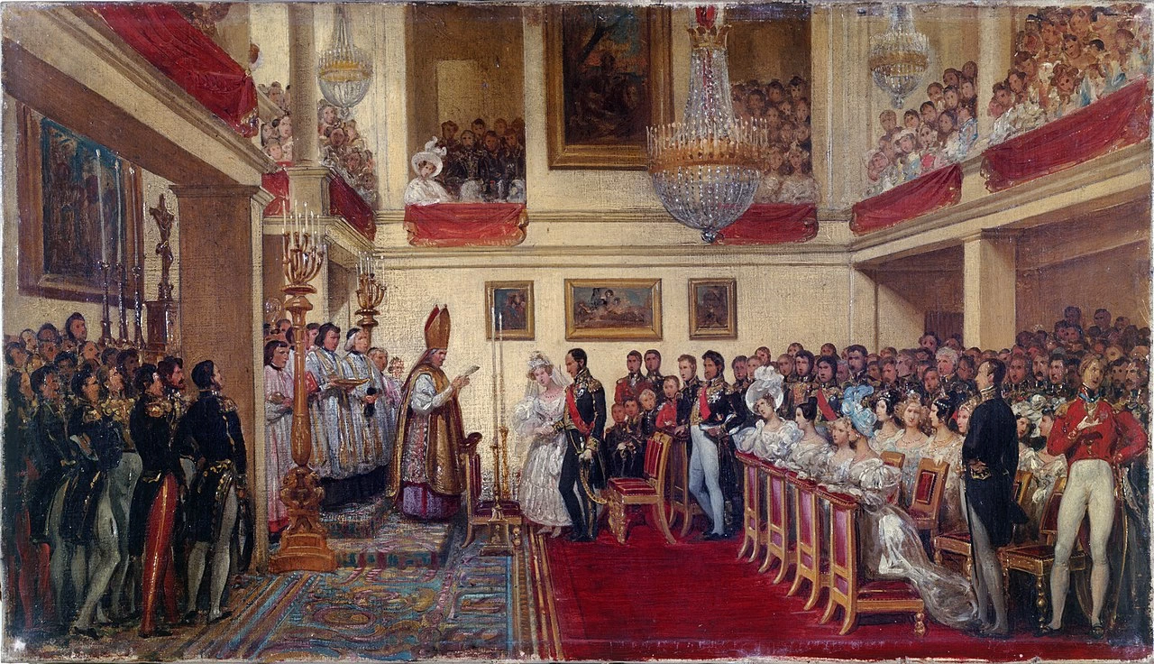 Il matrimonio del re Leopoldo I con la principessa d'Orléans - Museo delle Belle Arti della Città di Parigi